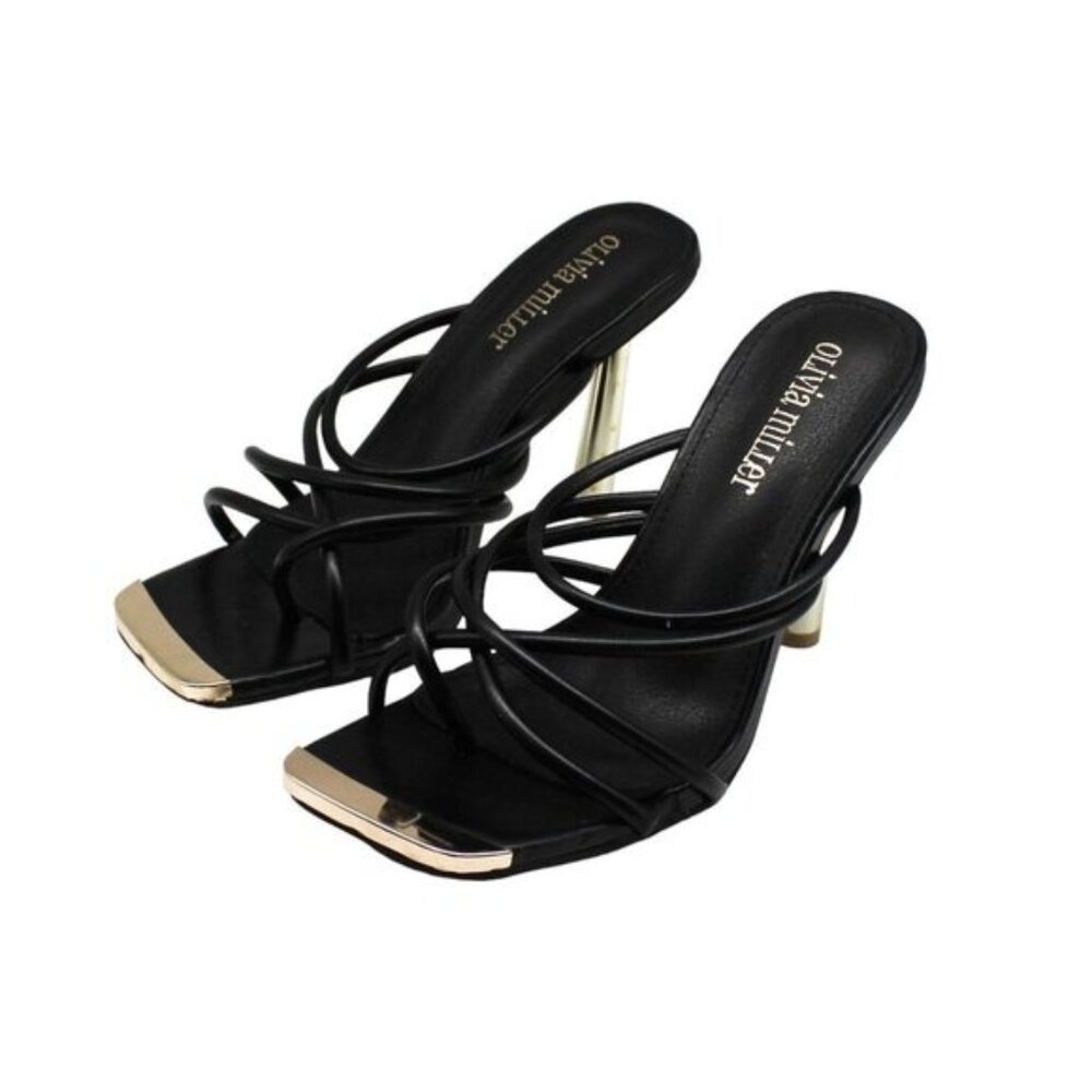 Olivia Miller Thalia Women S Dress Sandals Black - Picture 3 of 8
